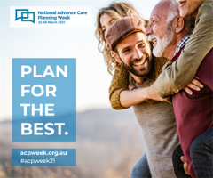 image of a smiling family for advance care planning week 