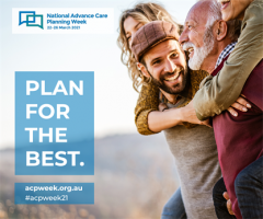 image of a smiling family for advance care planning week