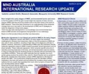 MND Australia Research Update Mar 2019