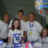 Selling MND merchandise at the Qantas terminal